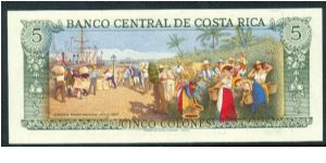 Banknote from Costa Rica