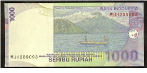 Banknote from Indonesia