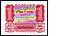 1 Krone__

Pk 73 Banknote