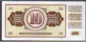 Banknote from Yugoslavia