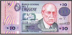 10 Pesos Uruguayos
Pk 81 Banknote