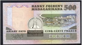 Banknote from Madagascar