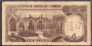 Banknote from Cyprus