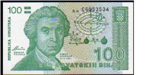 100 Dinara
Pk 20 Banknote