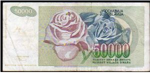 Banknote from Yugoslavia