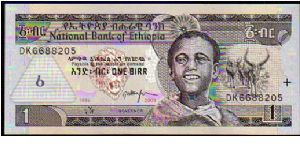 1 Birr

Pk 46 a Banknote