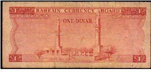 Banknote from Bahrain