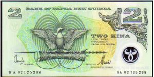 2 Kina
Pk 16 Banknote