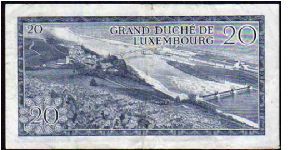 Banknote from Luxembourg