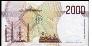 Banknote from Italy