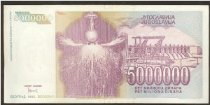 Banknote from Yugoslavia