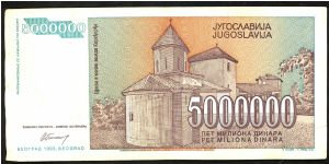 Banknote from Yugoslavia