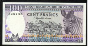 P-19 100 francs Banknote