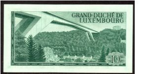 Banknote from Luxembourg