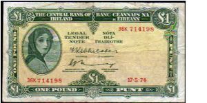 *REPUBLIC*
________________

1 Pound-Punt 
Pk 64c
---------------- Banknote