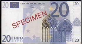 *EUROPEAN UNION*
___________________
20 Euro

Pk NL
===================
Specimen
=================== Banknote