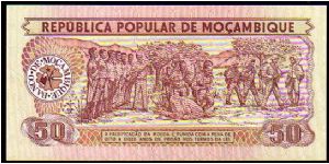 Banknote from Mozambique