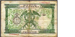 Banknote from Spain