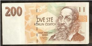 Czech Rep 200 Korun 1998 P19 Banknote