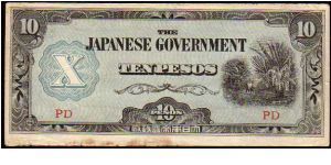 10 Pesos

Pk 108b
===================
WWII
Japanase Government
=================== Banknote