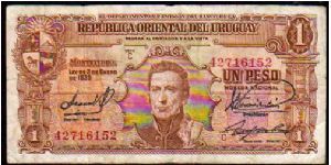 1 Peso

Pk 35 Banknote