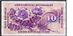 Banknote from Switzerland