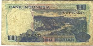 Banknote from Indonesia