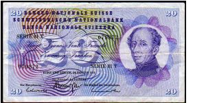 20 Francs
Pk 46t Banknote