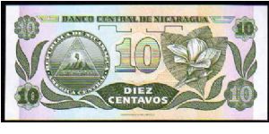 Banknote from Nicaragua