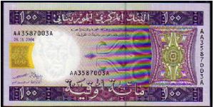 100 Ouguiya
Pk 10 Banknote