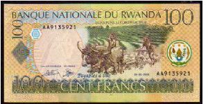 100 Francs
Pk 29 Banknote