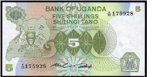 5 Shillings
Pk 15 Banknote