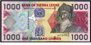 1000 Leones
Pk 27 Banknote