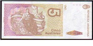 Banknote from Argentina