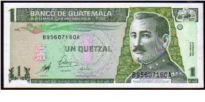 1 Quetzal
Pk 99 Banknote