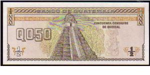 Banknote from Guatemala