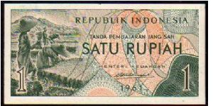 1 Rupiah
Pk 78 Banknote