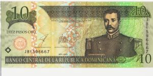 Dominican Republic 2003 10 peso. Special thanks to Yumi-chan! Banknote