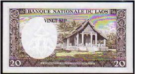 Banknote from Laos