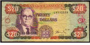 20 Dollars
Pk 72f Banknote