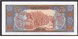 Banknote from Laos