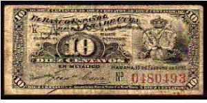 10 Centavos
Pk 52 Banknote