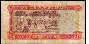 Banknote from Gambia