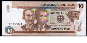 10 Piso
Pk 187 Banknote