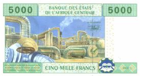 Banknote from Central African Republic