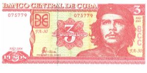 Brown and tan underprint. E. 'Che Guevara at right. View of Guevara in sugar cane fields on back. Banknote
