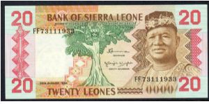 P-14b 20 leones Banknote