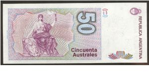 Banknote from Argentina