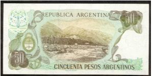 Banknote from Argentina