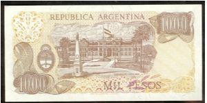 Banknote from Argentina